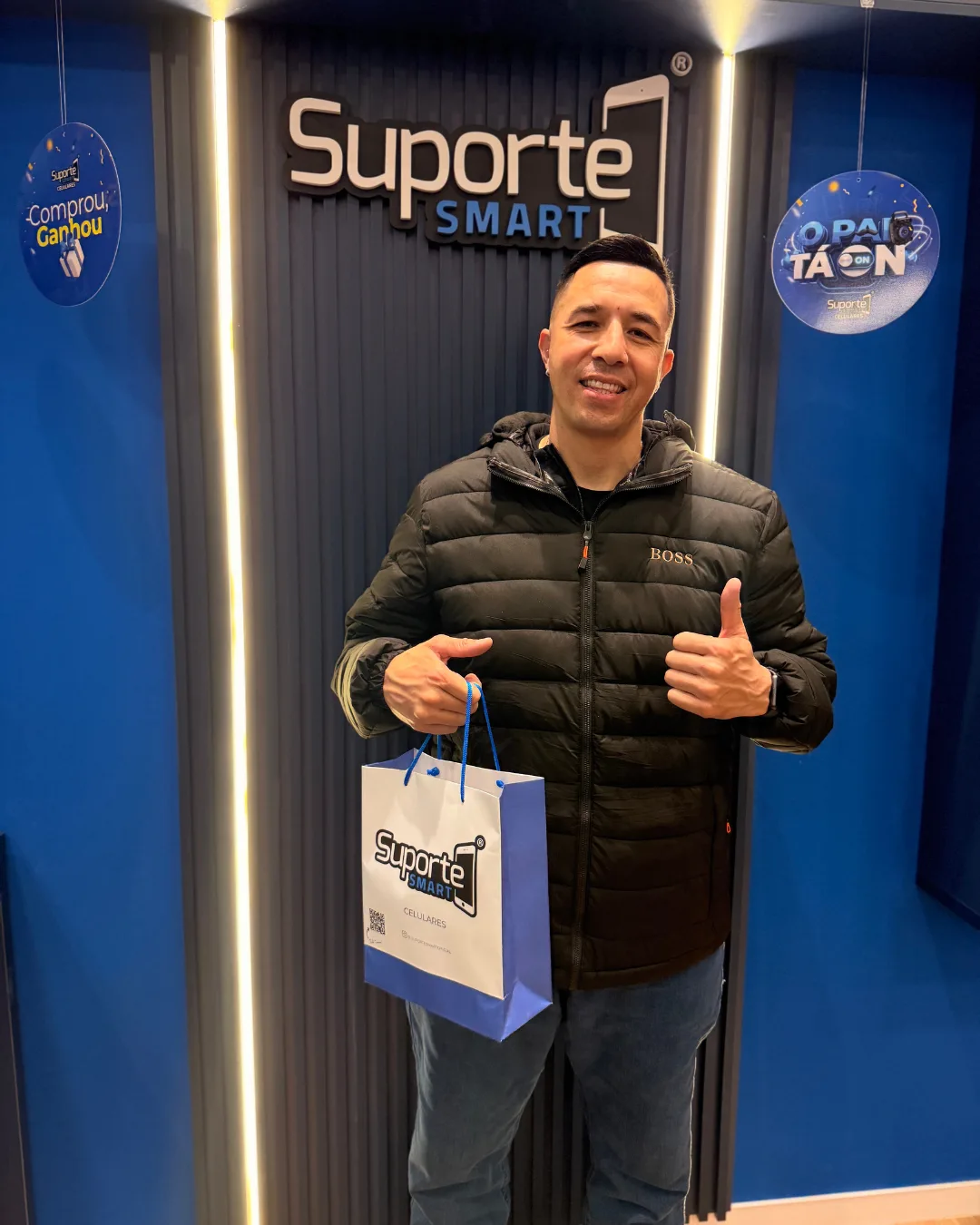 Cliente atendido em uma unidade Suporte Smart